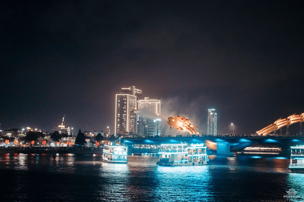 A cruise along the Han River offers a peaceful journey (Source: Poseidon Cruise Danang)